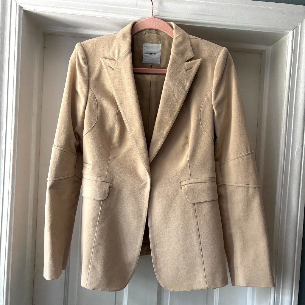 Costume National Blazer Jacket Cream Size Small Us | 42 Eu